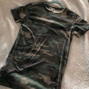 Camo t shirt dress